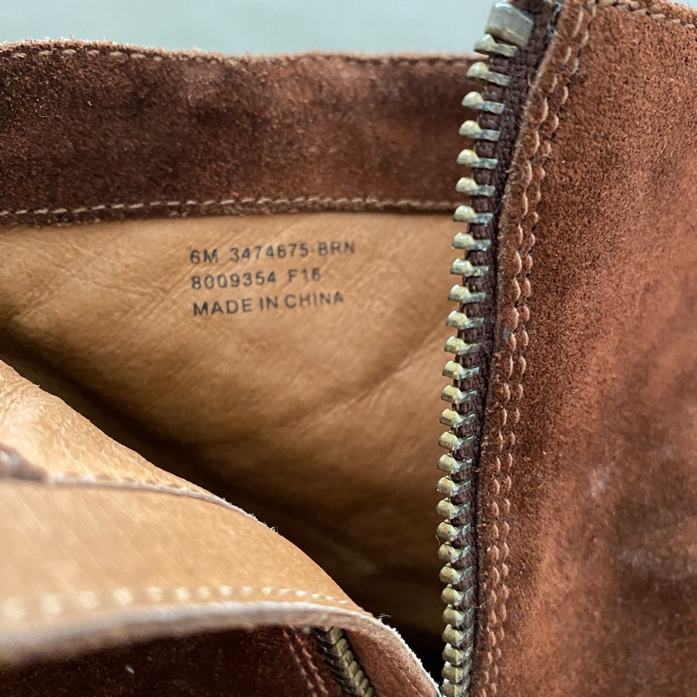 Suede Frye Boots with Tassel size 6 - Picture 4 of 6
